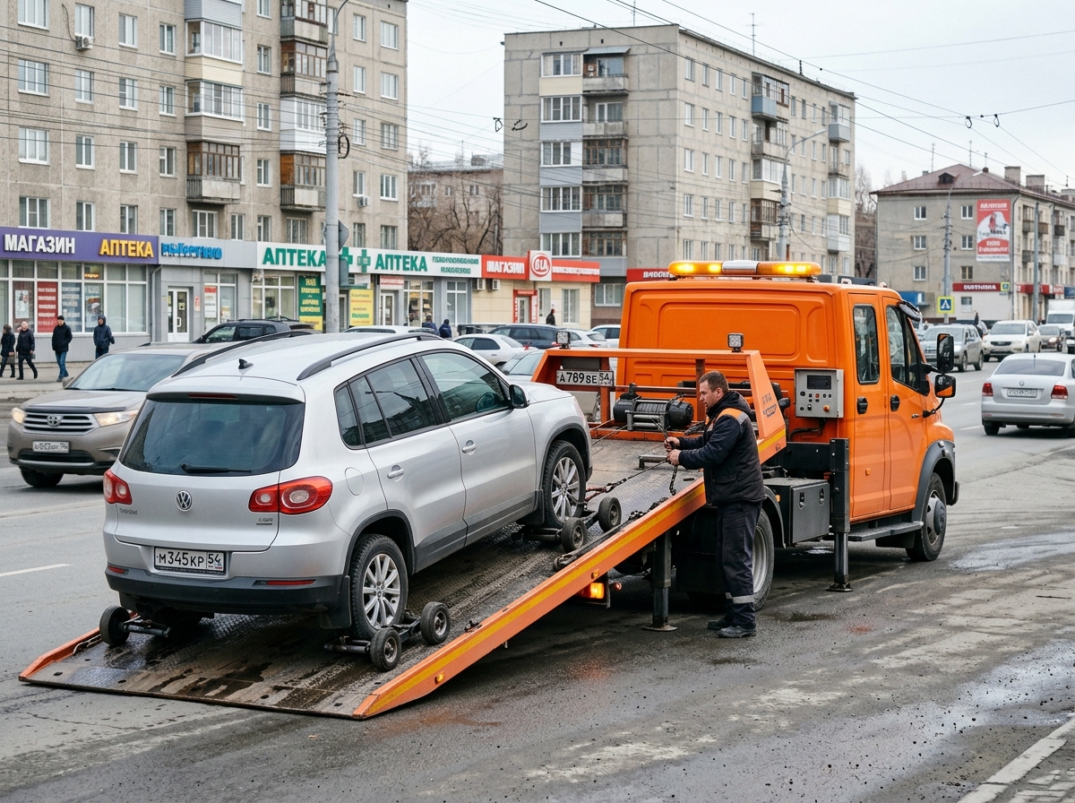 VW Tiguan с заклинившей АКПП