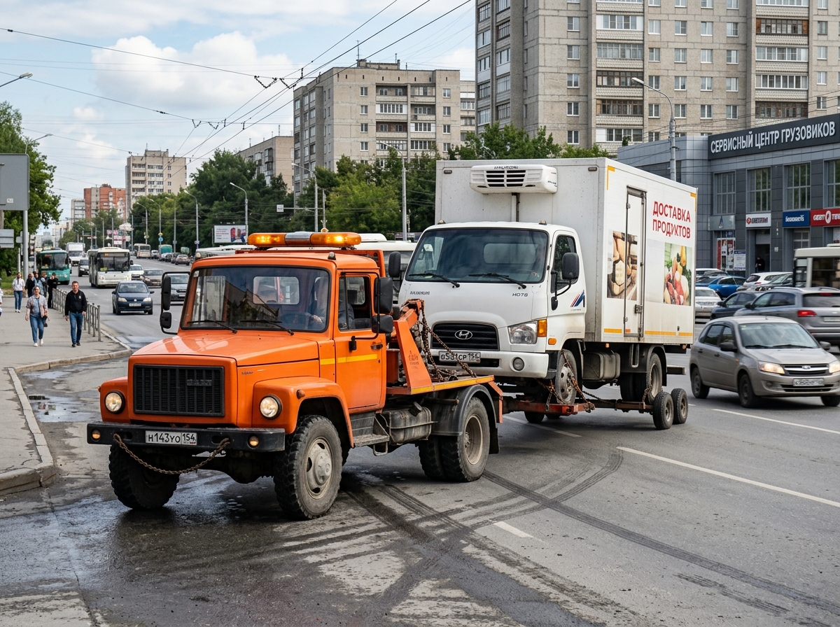 Рефрижератор Hyundai на СТО