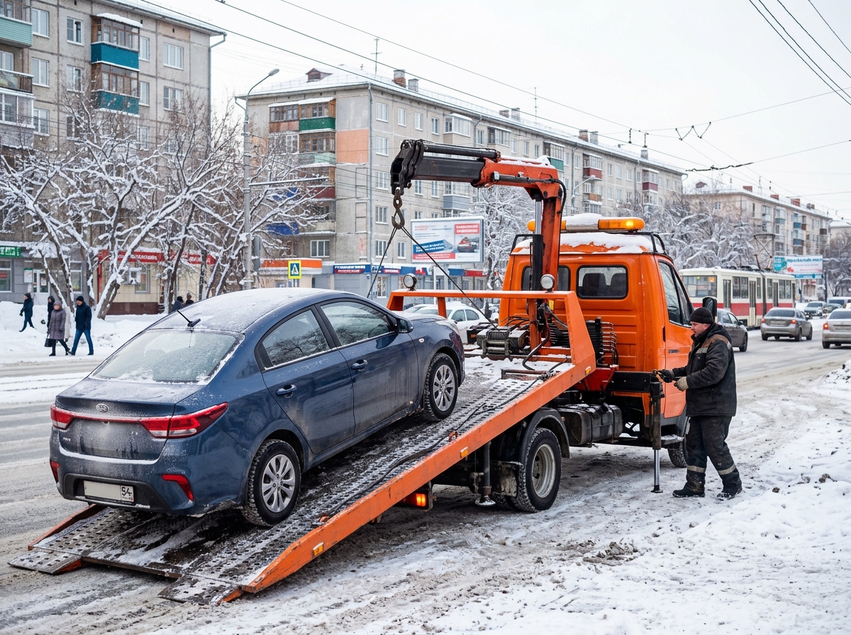 Kia Rio после неудачного запуска